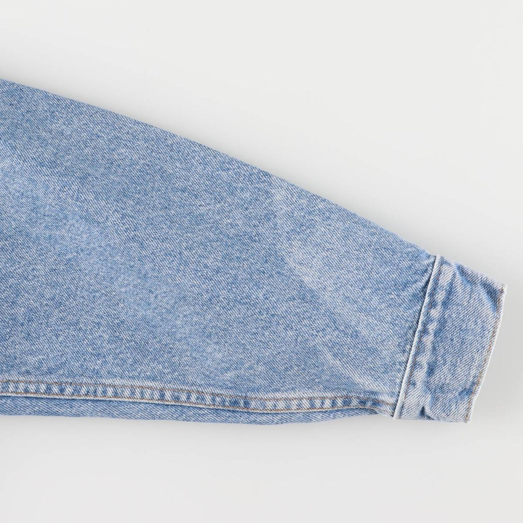 90'S Levi's 57508-0214 Denim Jacket, Made in USA, Women's Size L, Vintage cotton blue type Vintage Second Hand