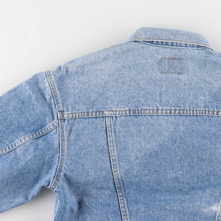 90'S Levi's 57508-0214 Denim Jacket, Made in USA, Women's Size L, Vintage cotton blue type Vintage Second Hand