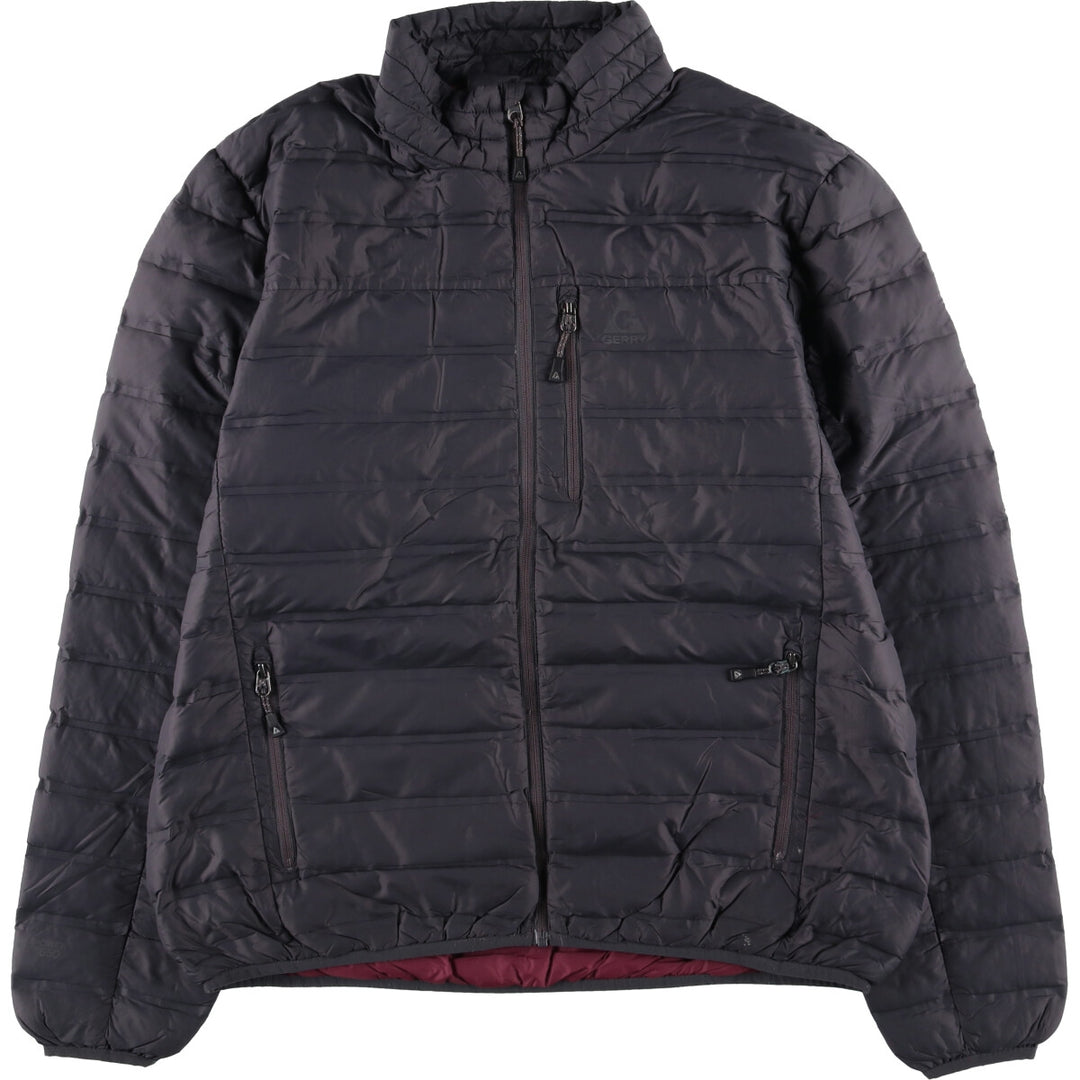 Gerry 650 Fill Power Down Jacket, Men's XL Nylon Charcoal Vintage Second Hand