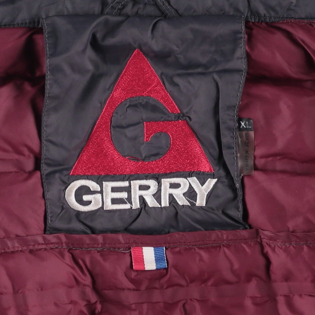 Gerry 650 Fill Power Down Jacket, Men's XL Nylon Charcoal Vintage Second Hand