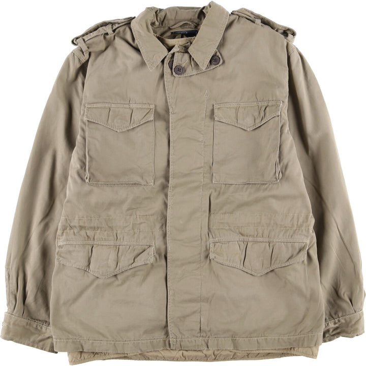 Civilian Ralph Lauren POLO by Ralph Lauren M-43 type military jacket, men's size L cotton Khaki type beige Vintage Second Hand