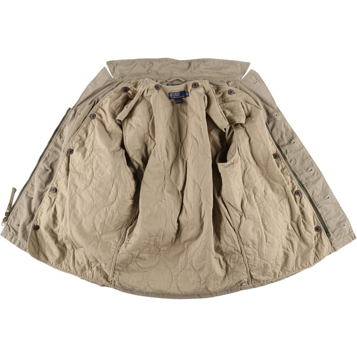 Civilian Ralph Lauren POLO by Ralph Lauren M-43 type military jacket, men's size L cotton Khaki type beige Vintage Second Hand