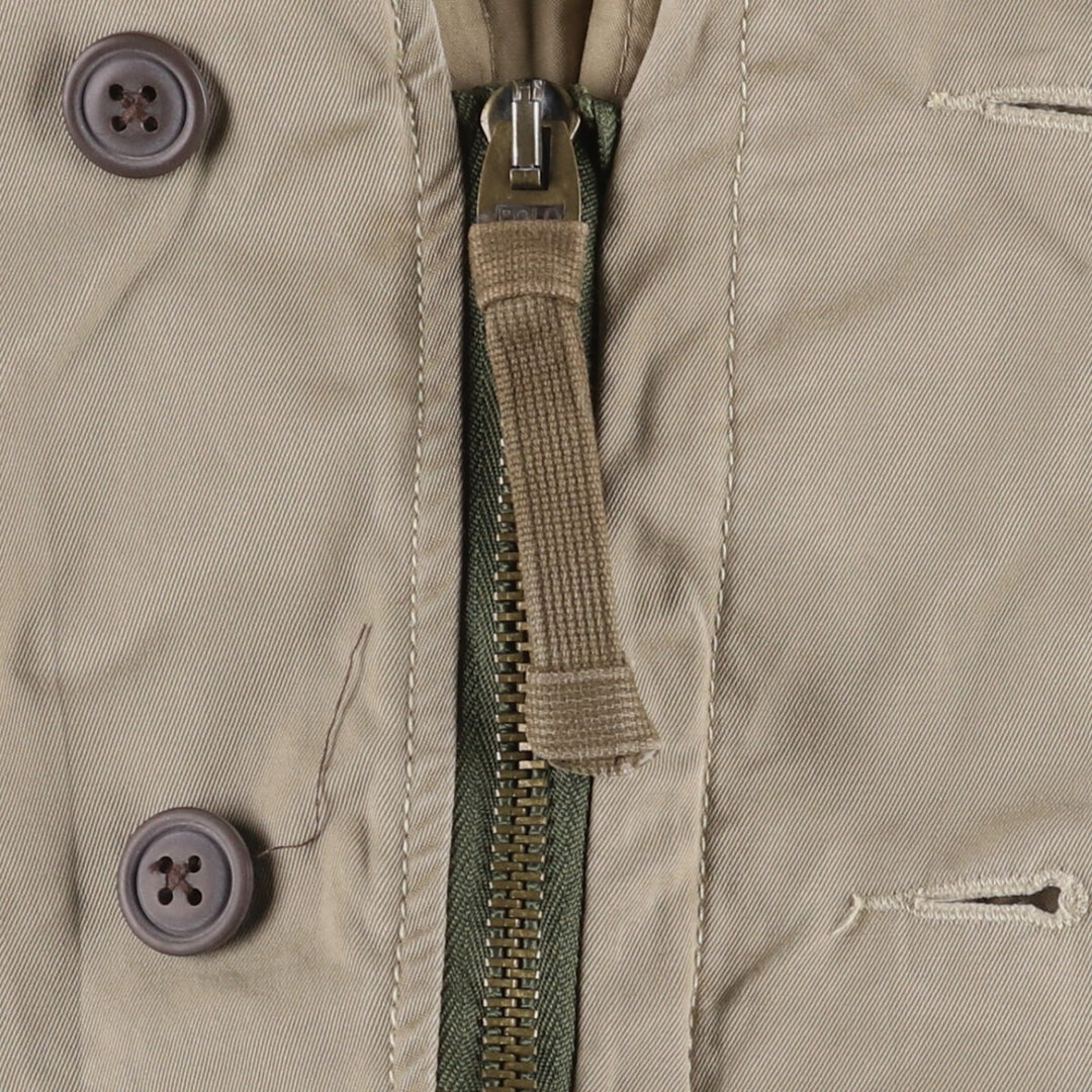 Civilian Ralph Lauren POLO by Ralph Lauren M-43 type military jacket, men's size L cotton Khaki type beige Vintage Second Hand
