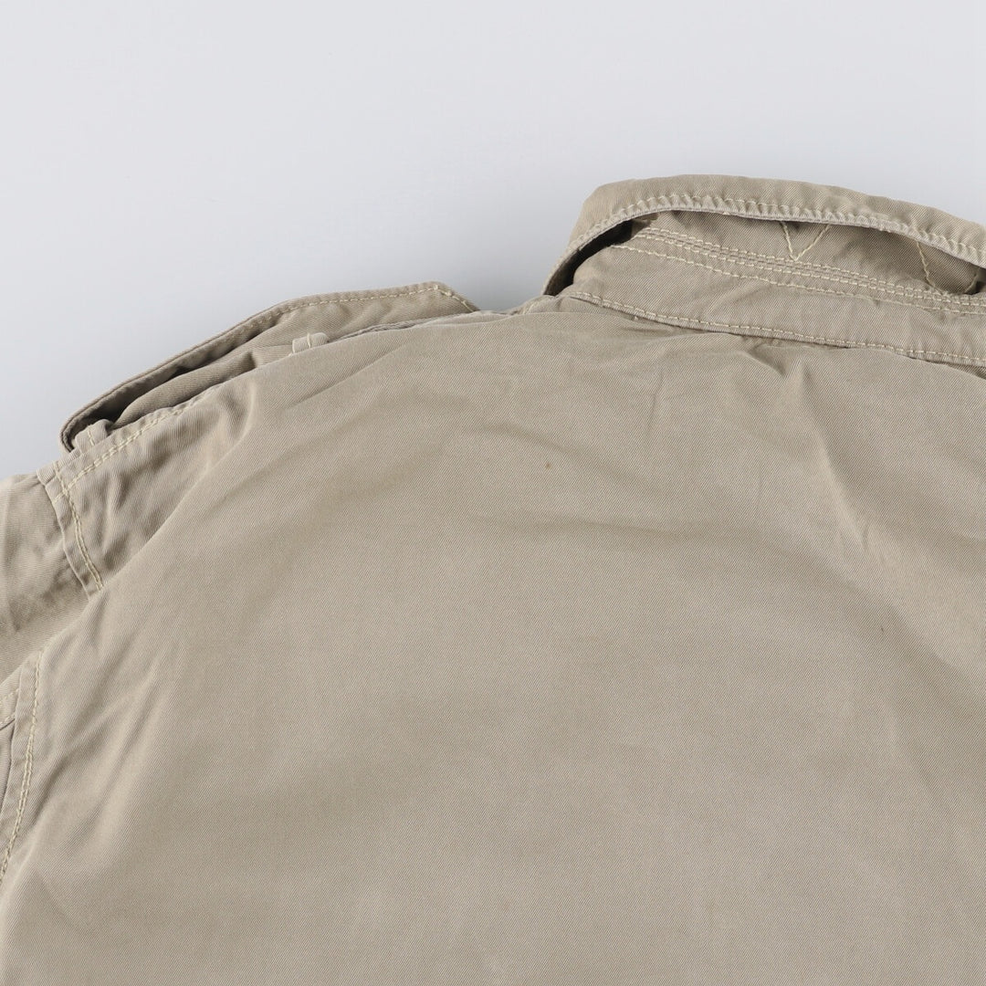 Civilian Ralph Lauren POLO by Ralph Lauren M-43 type military jacket, men's size L cotton Khaki type beige Vintage Second Hand