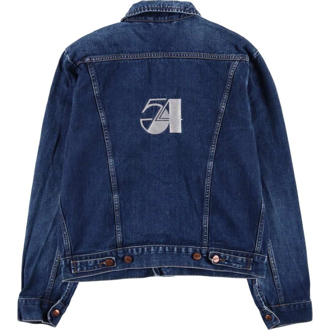 Vintage 1990'S Wrangler denim jacket, size L, men's cotton blue type Vintage Second Hand