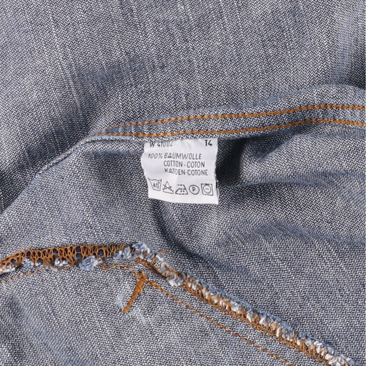 Vintage 1990'S Wrangler denim jacket, size L, men's cotton blue type Vintage Second Hand