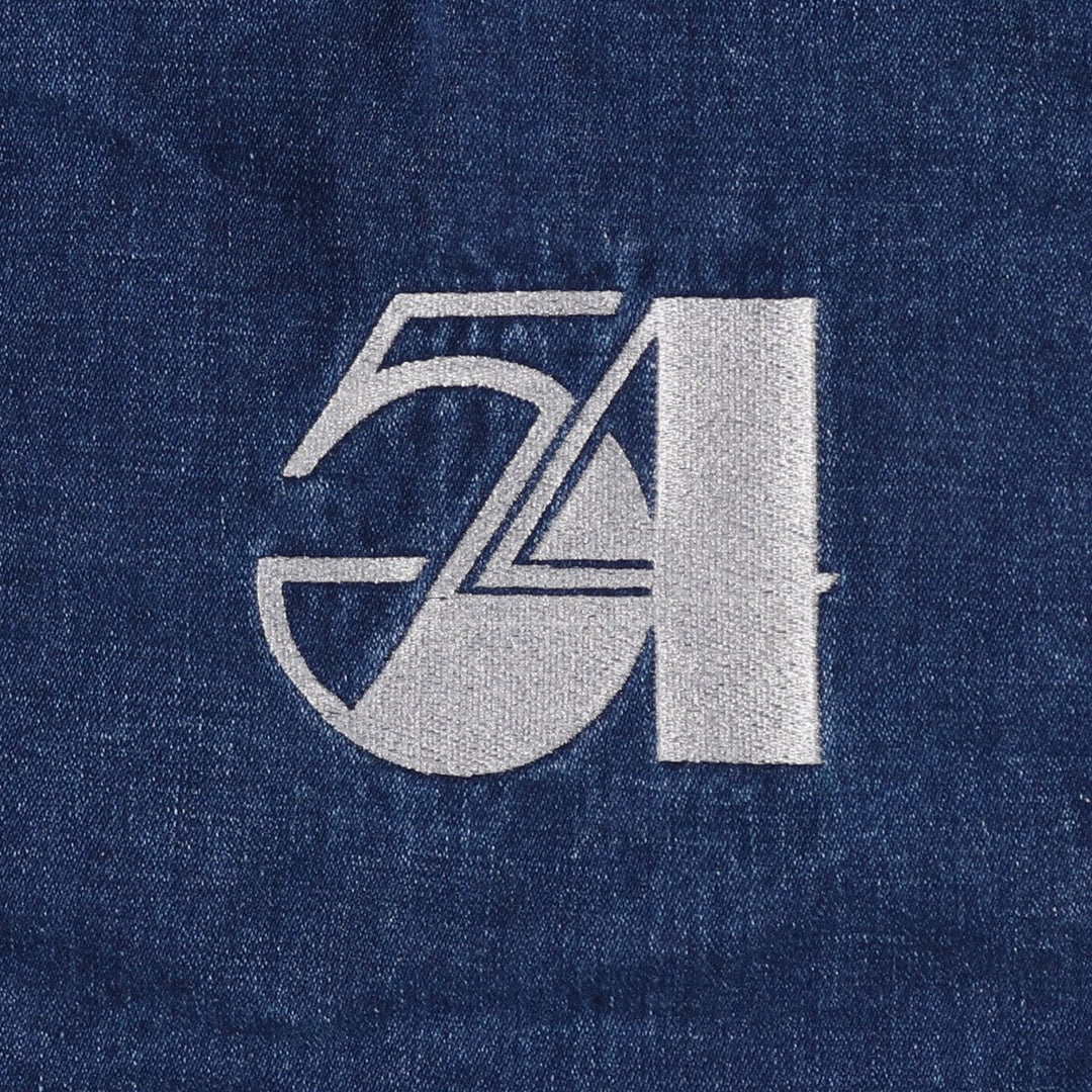 Vintage 1990'S Wrangler denim jacket, size L, men's cotton blue type Vintage Second Hand