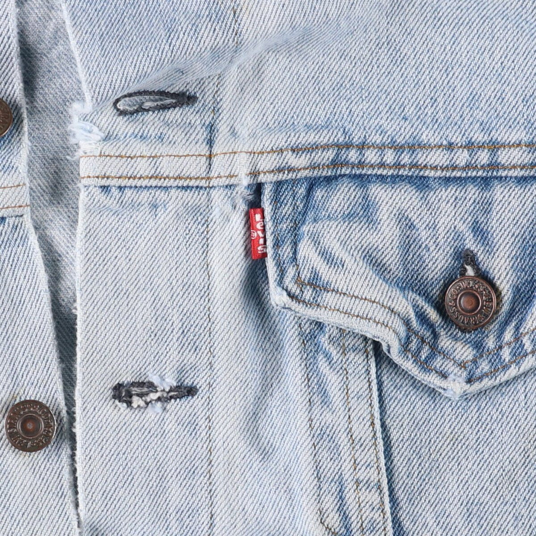 Levi's denim jacket, denim jacket, men's size L, vintage unclear blue type Vintage Second Hand