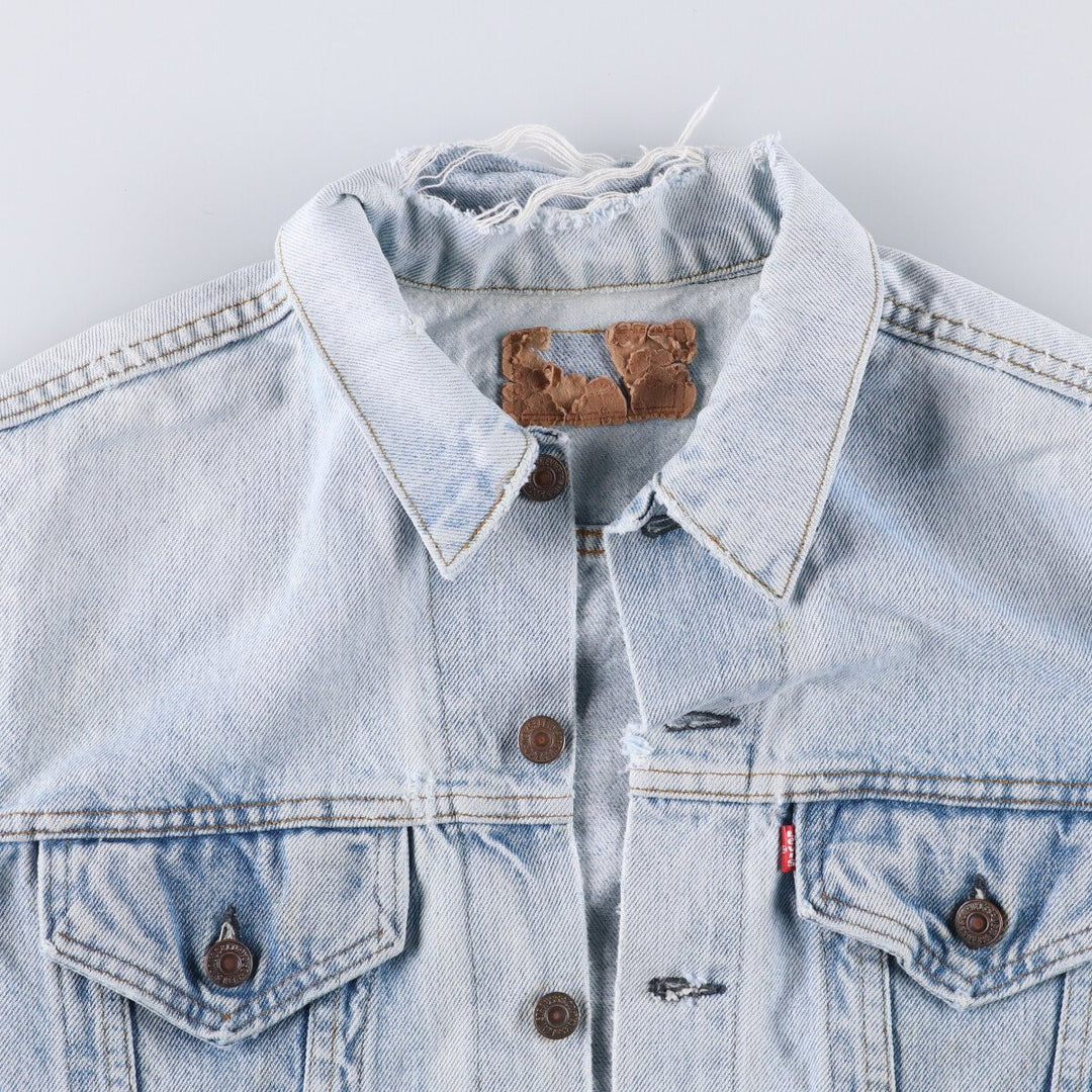 Levi's denim jacket, denim jacket, men's size L, vintage unclear blue type Vintage Second Hand