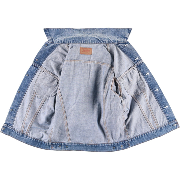 Vintage Levi's denim jacket, made in the USA, size S, men's. cotton blue type Vintage Second Hand
