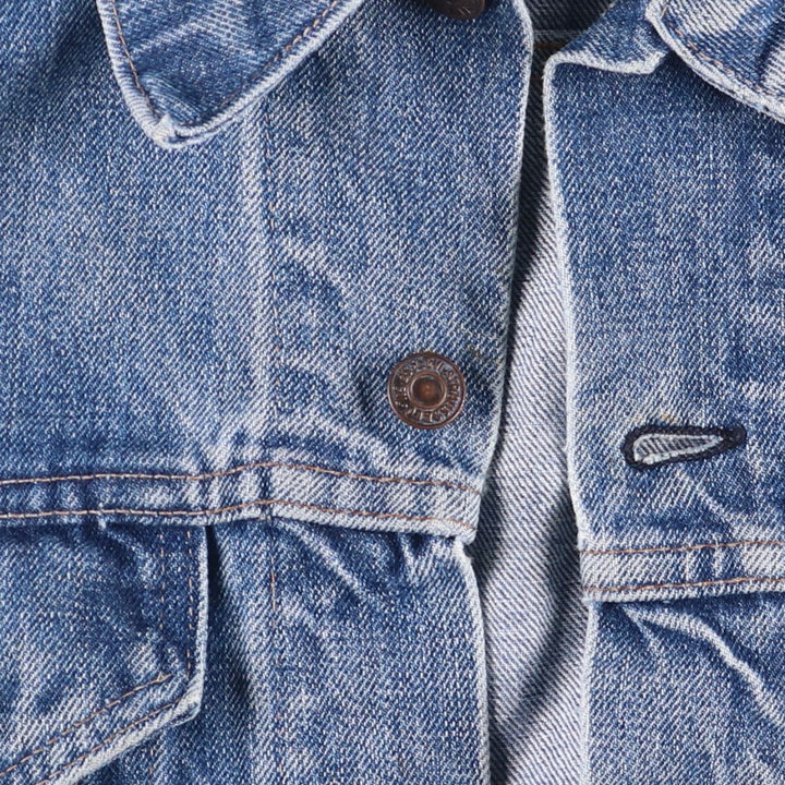 Vintage Levi's denim jacket, made in the USA, size S, men's. cotton blue type Vintage Second Hand