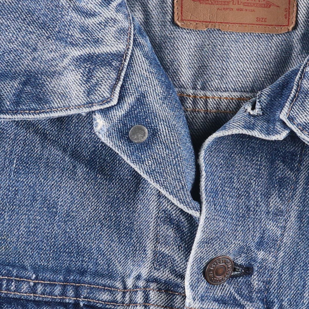 Vintage Levi's denim jacket, made in the USA, size S, men's. cotton blue type Vintage Second Hand