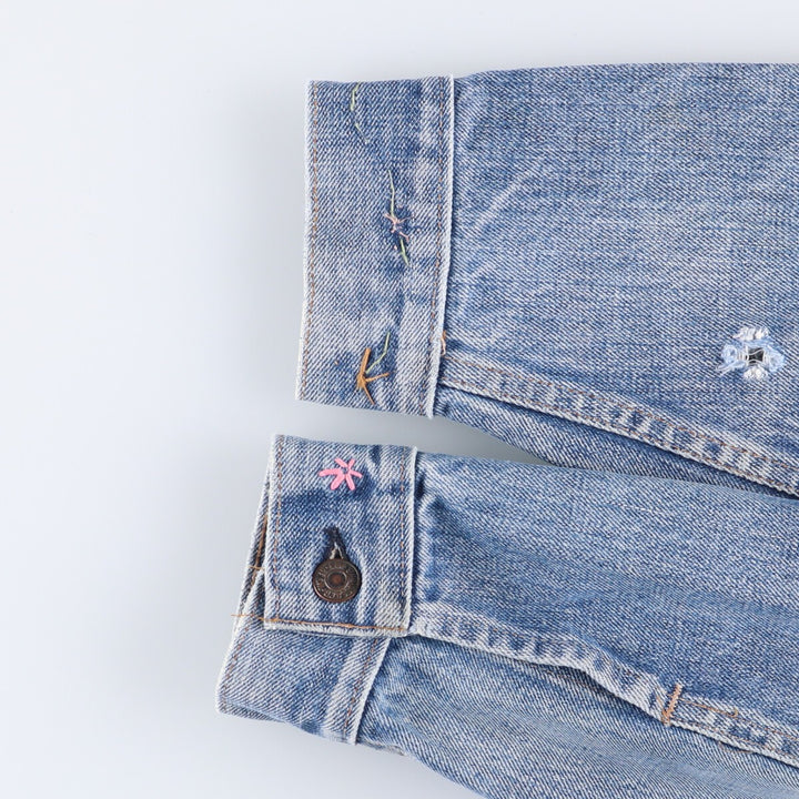 Vintage Levi's denim jacket, made in the USA, size S, men's. cotton blue type Vintage Second Hand