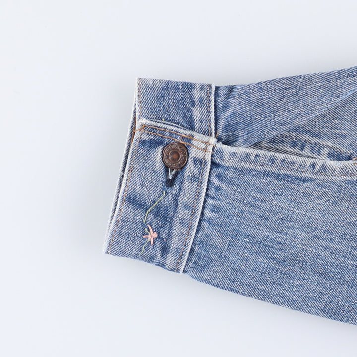 Vintage Levi's denim jacket, made in the USA, size S, men's. cotton blue type Vintage Second Hand