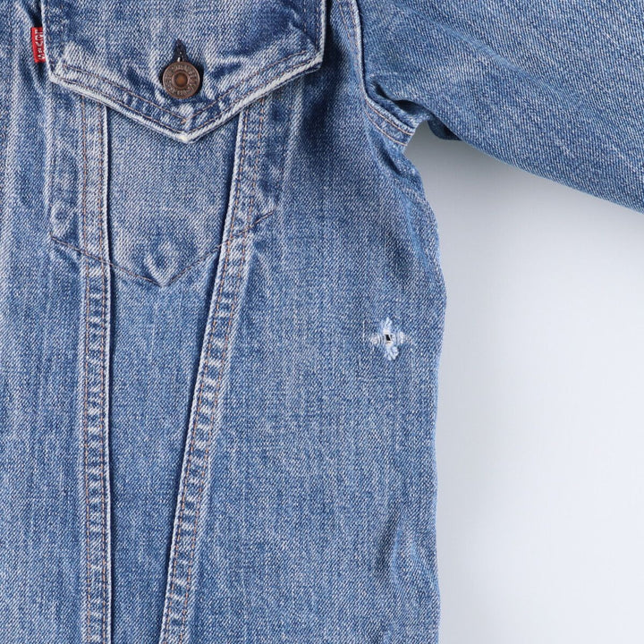 Vintage Levi's denim jacket, made in the USA, size S, men's. cotton blue type Vintage Second Hand