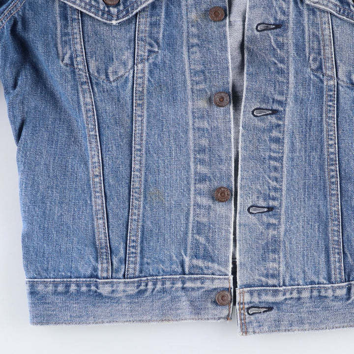 Vintage Levi's denim jacket, made in the USA, size S, men's. cotton blue type Vintage Second Hand