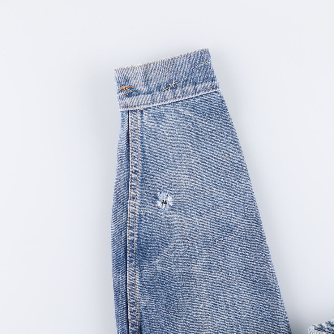 Vintage Levi's denim jacket, made in the USA, size S, men's. cotton blue type Vintage Second Hand