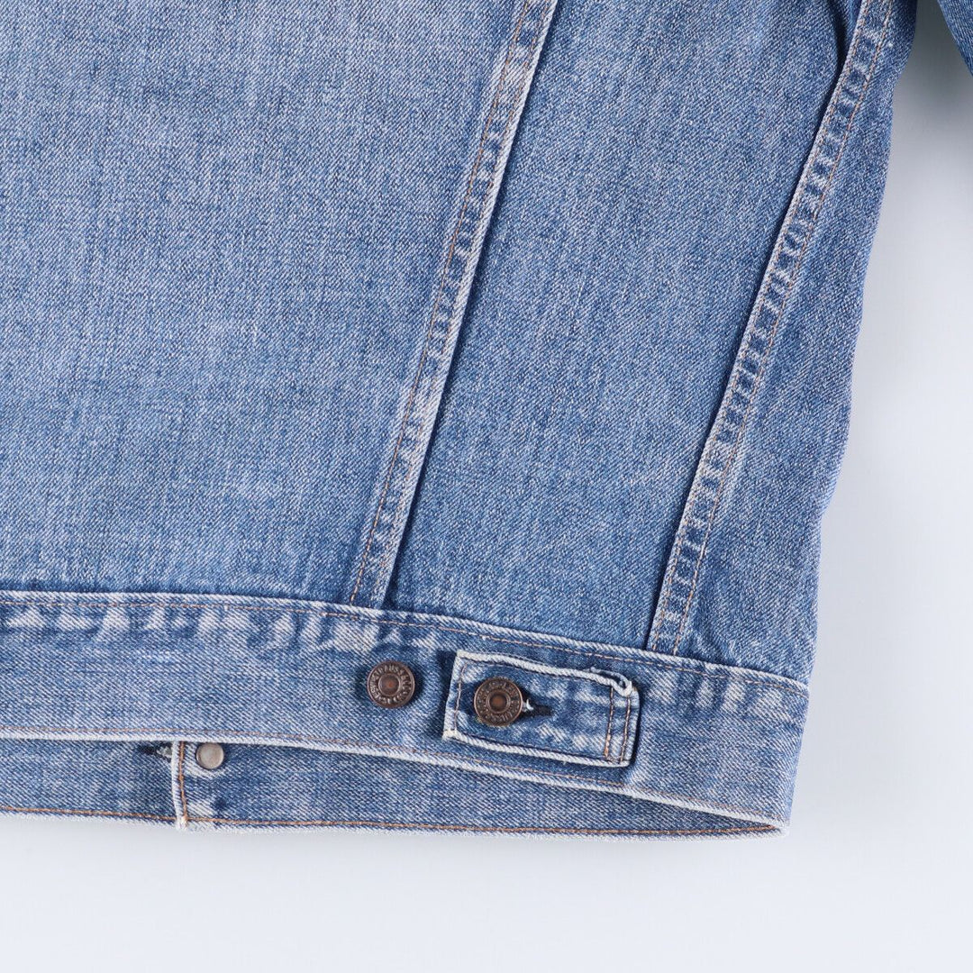 Vintage Levi's denim jacket, made in the USA, size S, men's. cotton blue type Vintage Second Hand