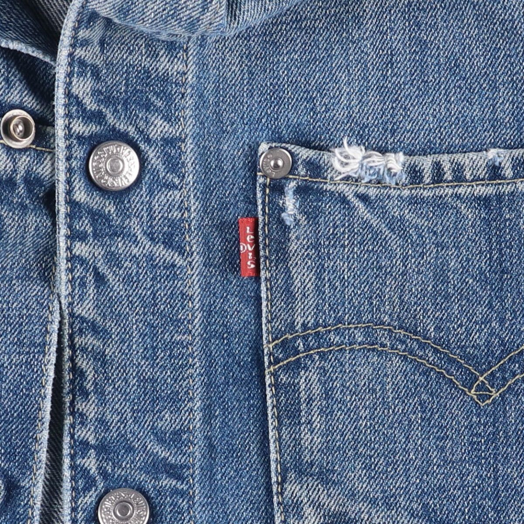 2000'S Levi's ENGINEERED 70100-1655 Euro Model Denim Jacket, Men's Size Medium cotton blue type Vintage Second Hand