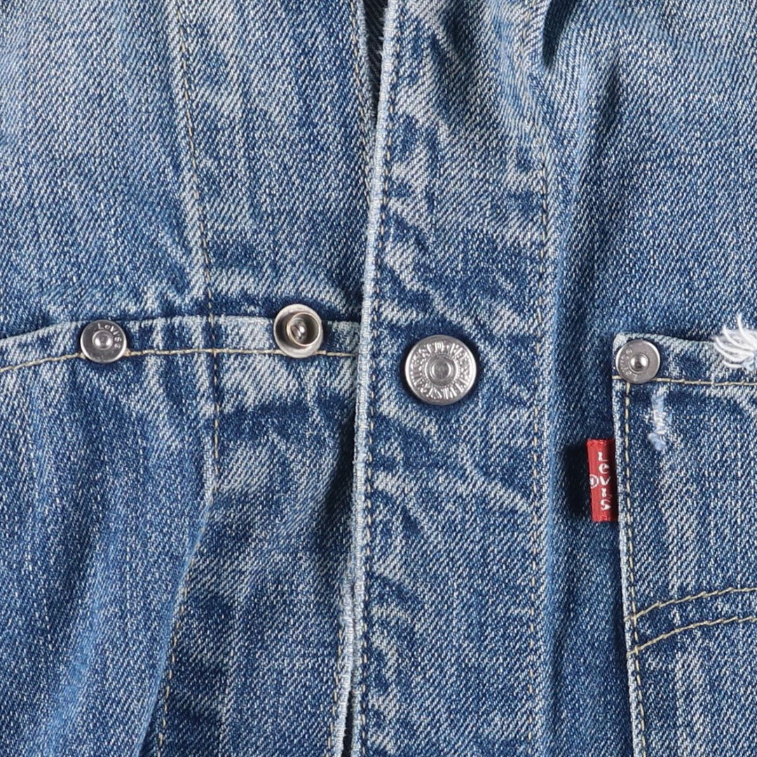 2000'S Levi's ENGINEERED 70100-1655 Euro Model Denim Jacket, Men's Size Medium cotton blue type Vintage Second Hand