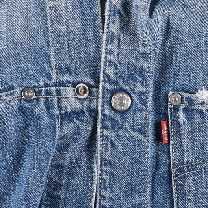 2000'S Levi's ENGINEERED 70100-1655 Euro Model Denim Jacket, Men's Size Medium cotton blue type Vintage Second Hand
