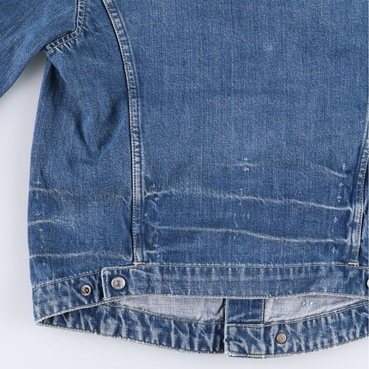2000'S Levi's ENGINEERED 70100-1655 Euro Model Denim Jacket, Men's Size Medium cotton blue type Vintage Second Hand