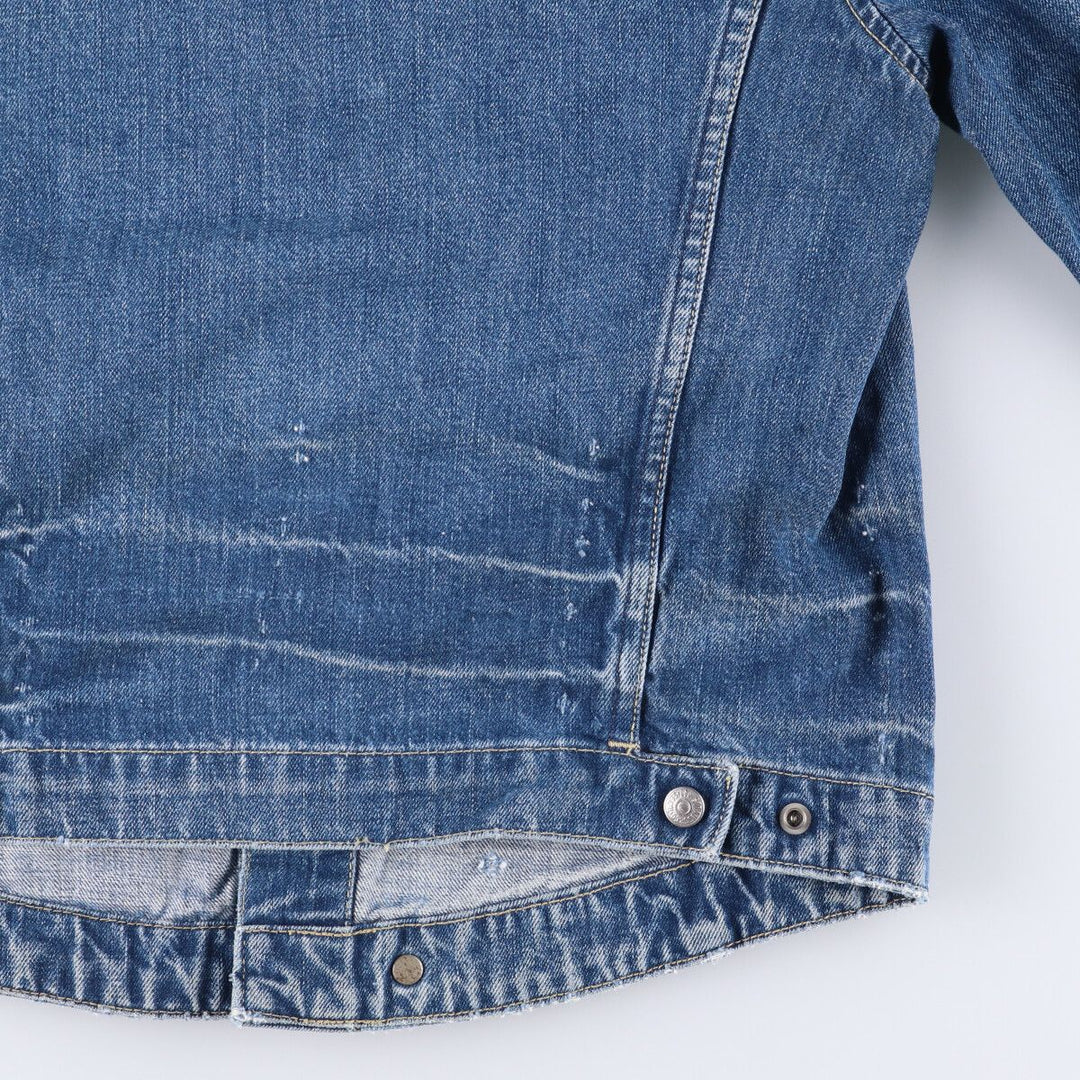 2000'S Levi's ENGINEERED 70100-1655 Euro Model Denim Jacket, Men's Size Medium cotton blue type Vintage Second Hand