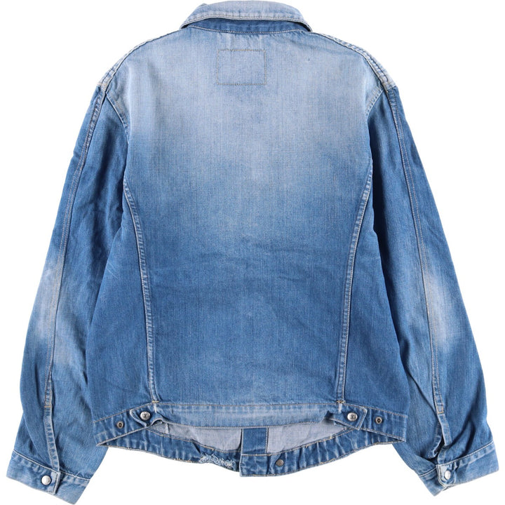 2000'S Levi's ENGINEERED 70100-0860 Euro Model Denim Jacket, Men's Size XL cotton blue type Vintage Second Hand