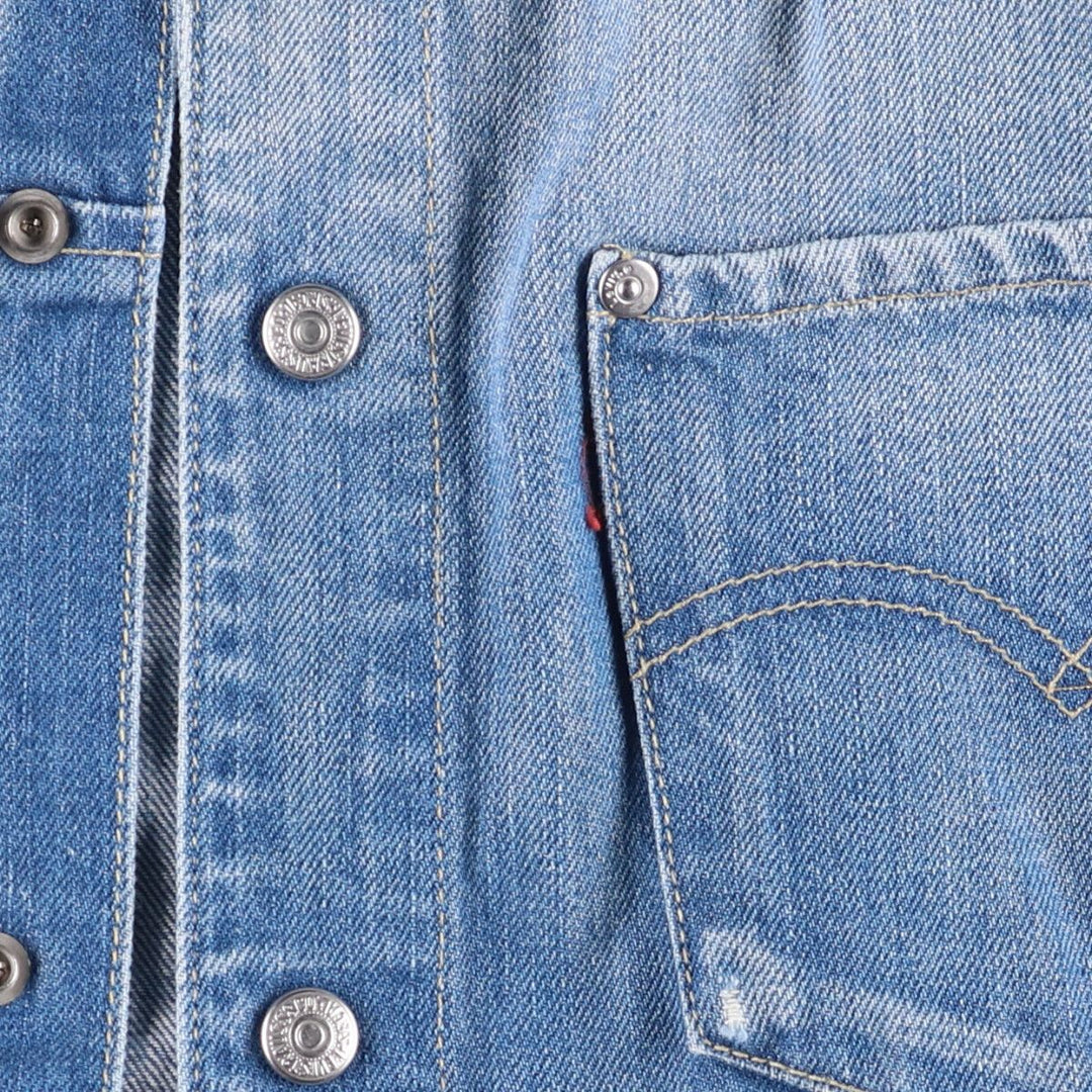 2000'S Levi's ENGINEERED 70100-0860 Euro Model Denim Jacket, Men's Size XL cotton blue type Vintage Second Hand