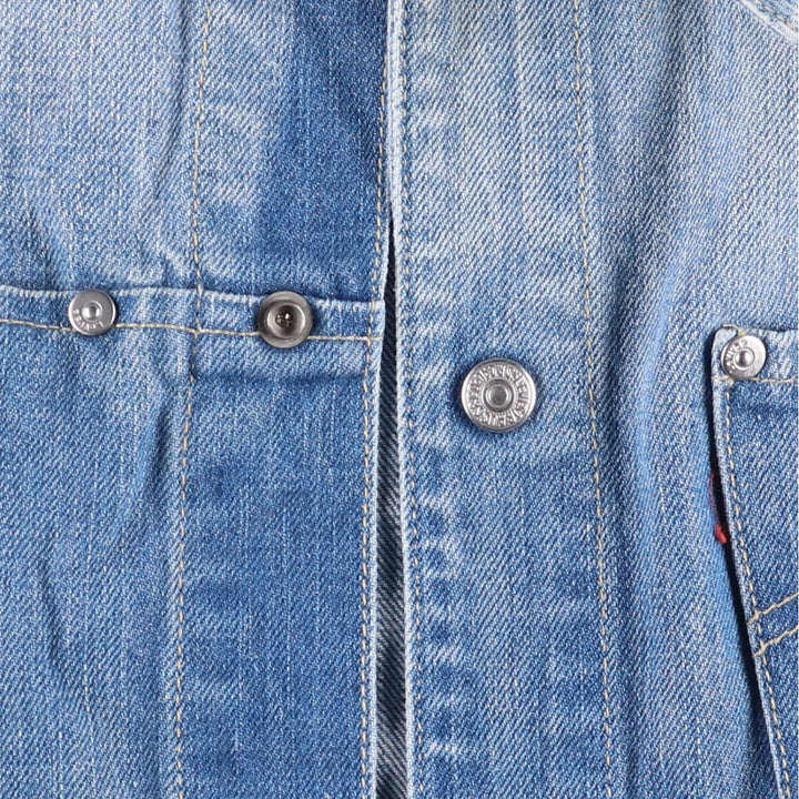 2000'S Levi's ENGINEERED 70100-0860 Euro Model Denim Jacket, Men's Size XL cotton blue type Vintage Second Hand