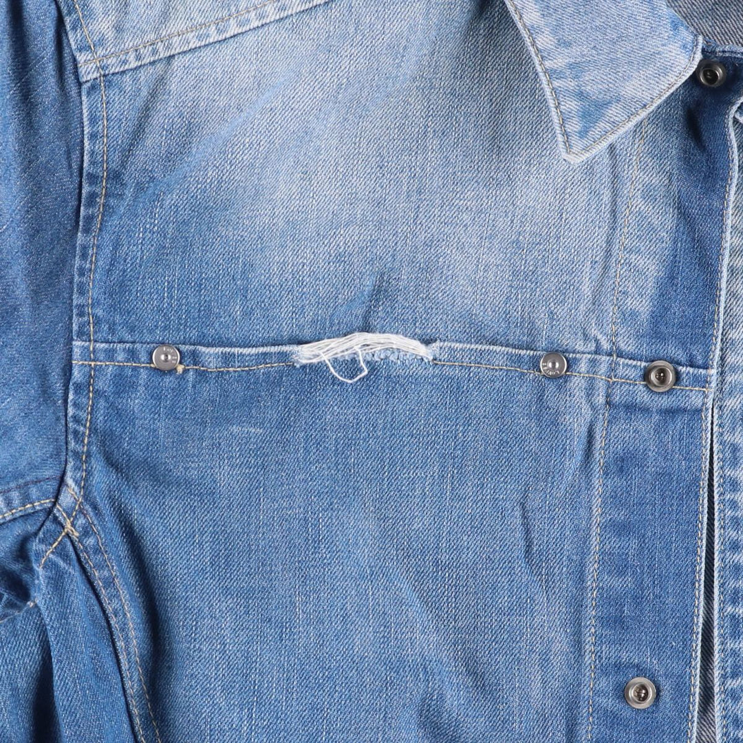 2000'S Levi's ENGINEERED 70100-0860 Euro Model Denim Jacket, Men's Size XL cotton blue type Vintage Second Hand