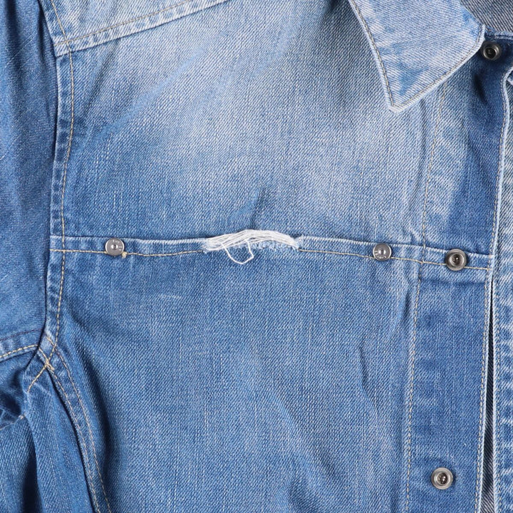 2000'S Levi's ENGINEERED 70100-0860 Euro Model Denim Jacket, Men's Size XL cotton blue type Vintage Second Hand