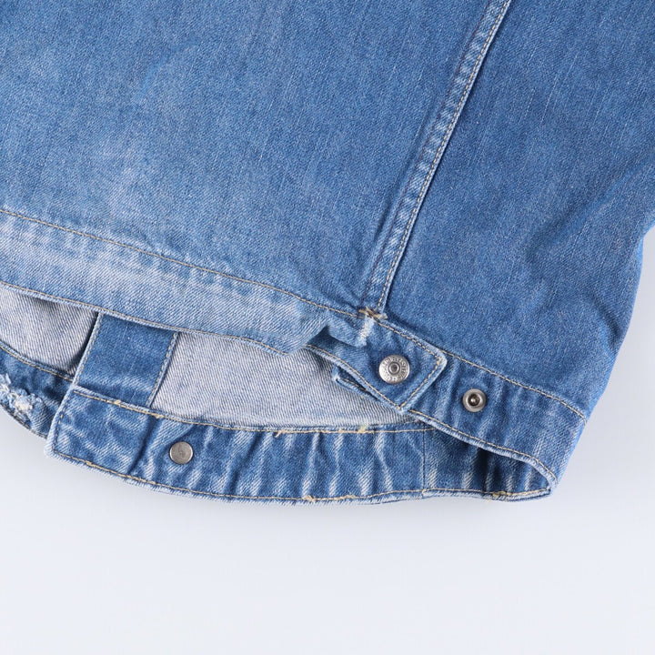 2000'S Levi's ENGINEERED 70100-0860 Euro Model Denim Jacket, Men's Size XL cotton blue type Vintage Second Hand