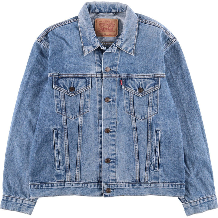 90'S Levi's 70503-0216 denim jacket, denim jacket, men's size L, vintage cotton blue type Vintage Second Hand