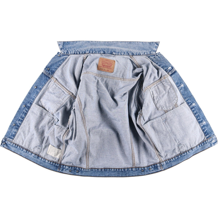 90'S Levi's 70503-0216 denim jacket, denim jacket, men's size L, vintage cotton blue type Vintage Second Hand