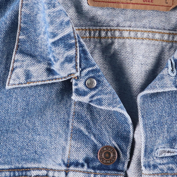 90'S Levi's 70503-0216 denim jacket, denim jacket, men's size L, vintage cotton blue type Vintage Second Hand