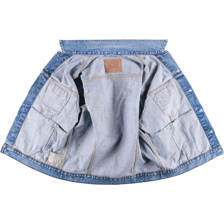 90'S Levi's 70503-0216 Denim Jacket, Men's Size XL, Vintage cotton blue type Vintage Second Hand