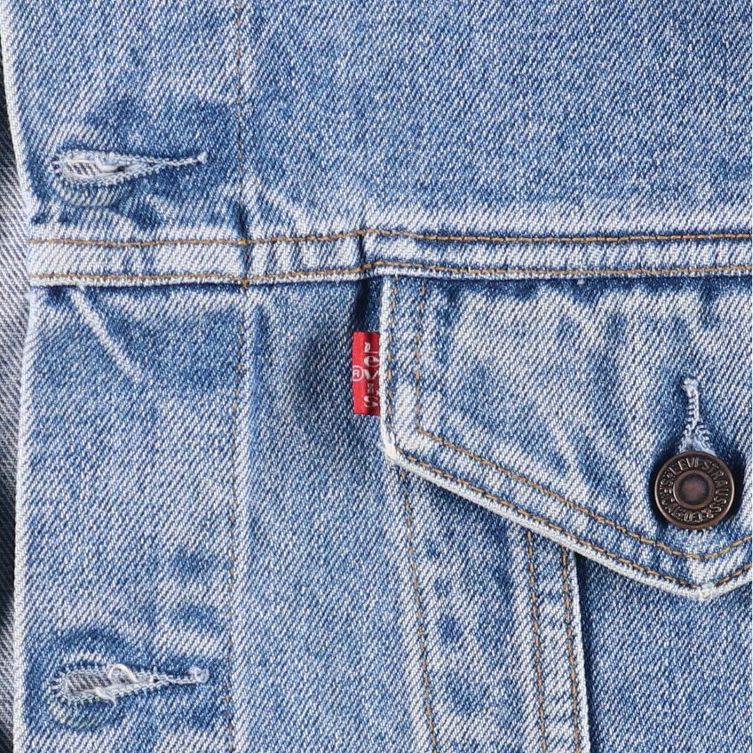 90'S Levi's 70503-0216 Denim Jacket, Men's Size XL, Vintage cotton blue type Vintage Second Hand
