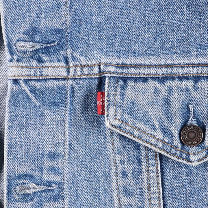 90'S Levi's 70503-0216 Denim Jacket, Men's Size XL, Vintage cotton blue type Vintage Second Hand
