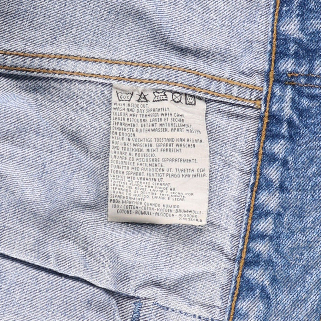 90'S Levi's 70503-0216 Denim Jacket, Men's Size XL, Vintage cotton blue type Vintage Second Hand