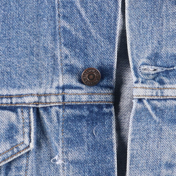90'S Levi's 70503-0216 Denim Jacket, Men's Size XL, Vintage cotton blue type Vintage Second Hand