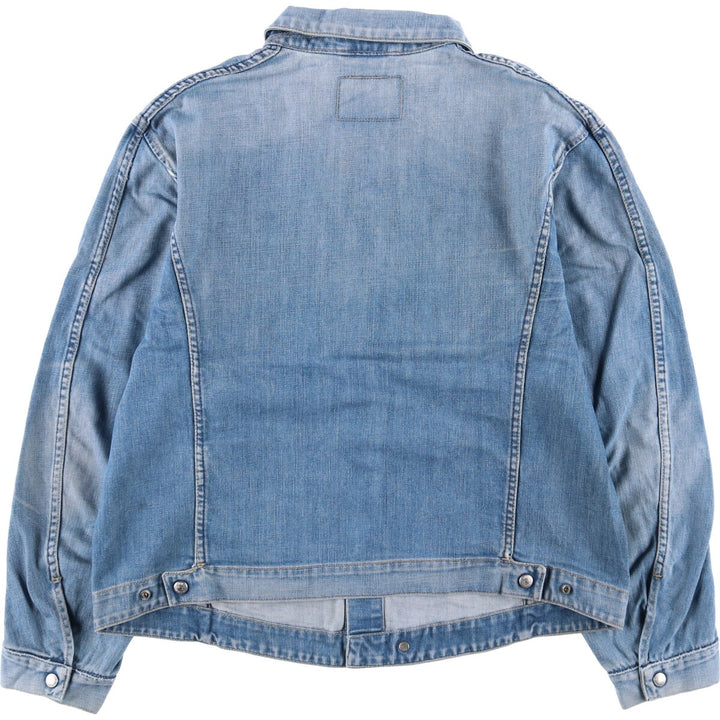 2000'S Levi's ENGINEERED 70100-0853 Euro Model Denim Jacket, Men's Size XL cotton blue type Vintage Second Hand