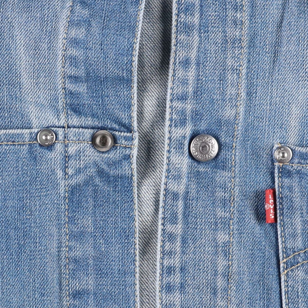 2000'S Levi's ENGINEERED 70100-0853 Euro Model Denim Jacket, Men's Size XL cotton blue type Vintage Second Hand