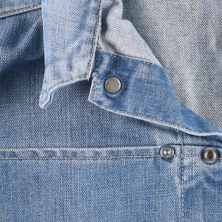 2000'S Levi's ENGINEERED 70100-0853 Euro Model Denim Jacket, Men's Size XL cotton blue type Vintage Second Hand