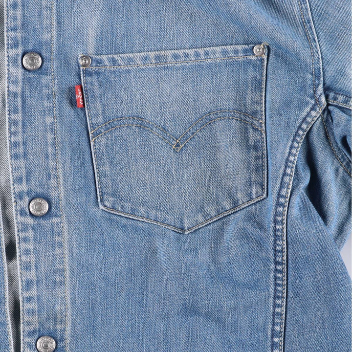 2000'S Levi's ENGINEERED 70100-0853 Euro Model Denim Jacket, Men's Size XL cotton blue type Vintage Second Hand