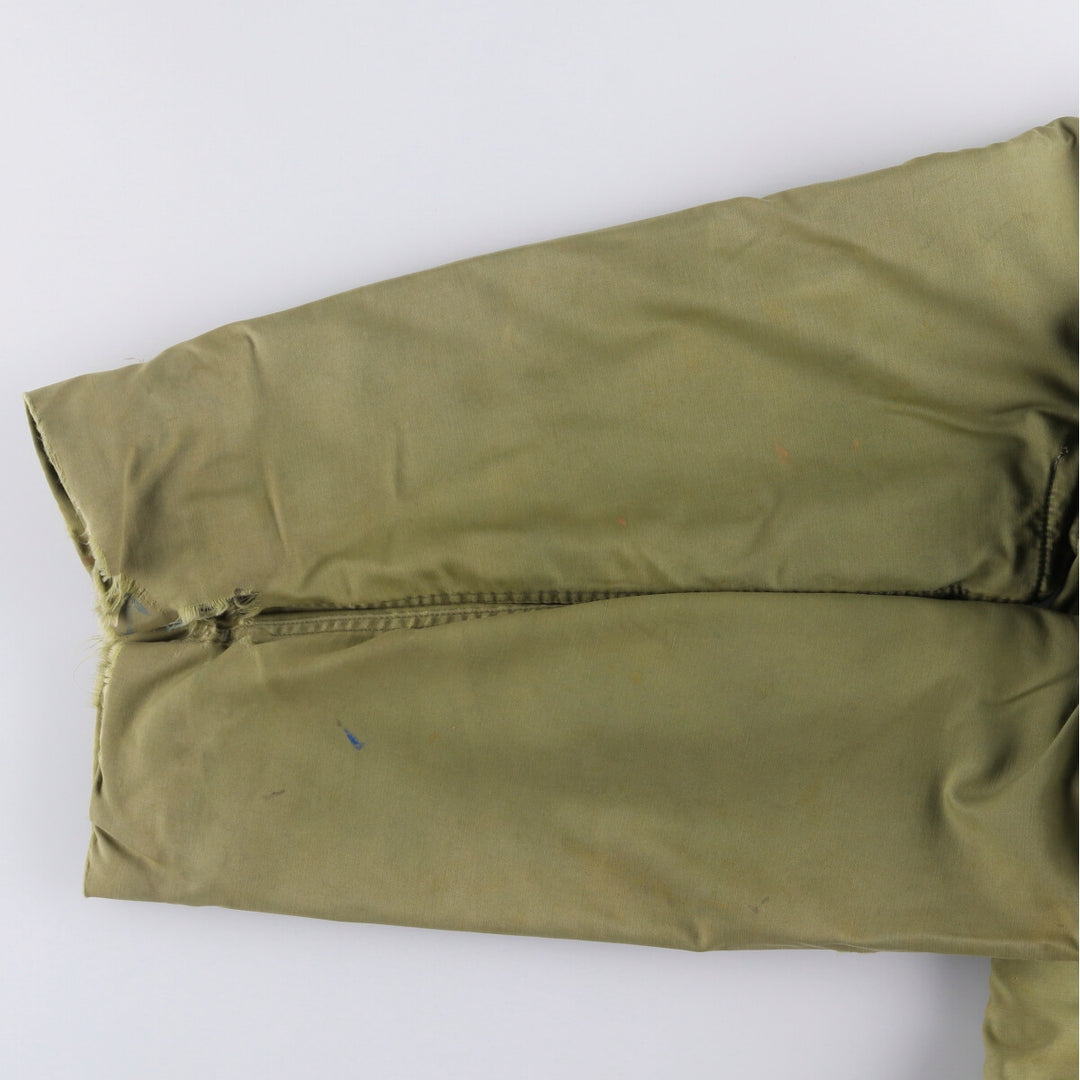 Special Price: Vintage A-2 Deck Jacket, Military Style, Men's Size L unclear Khaki type sage green Vintage Second Hand
