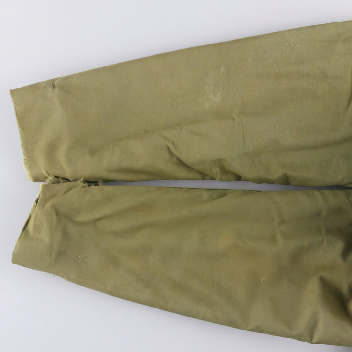 Special Price: Vintage A-2 Deck Jacket, Military Style, Men's Size L unclear Khaki type sage green Vintage Second Hand