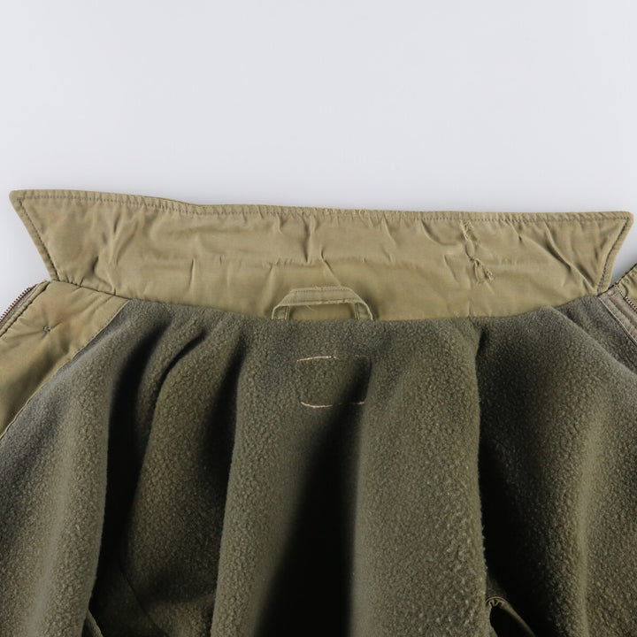 Special Price: Vintage A-2 Deck Jacket, Military Style, Men's Size L unclear Khaki type sage green Vintage Second Hand