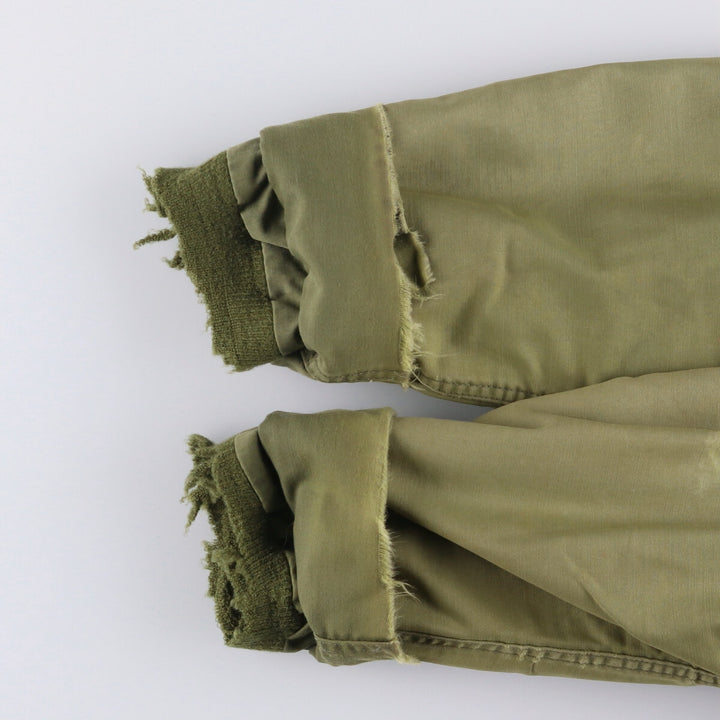Special Price: Vintage A-2 Deck Jacket, Military Style, Men's Size L unclear Khaki type sage green Vintage Second Hand