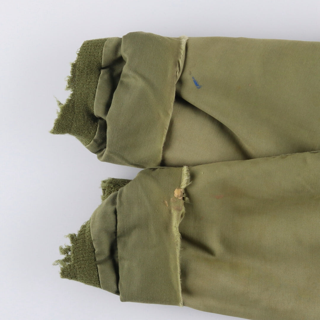 Special Price: Vintage A-2 Deck Jacket, Military Style, Men's Size L unclear Khaki type sage green Vintage Second Hand